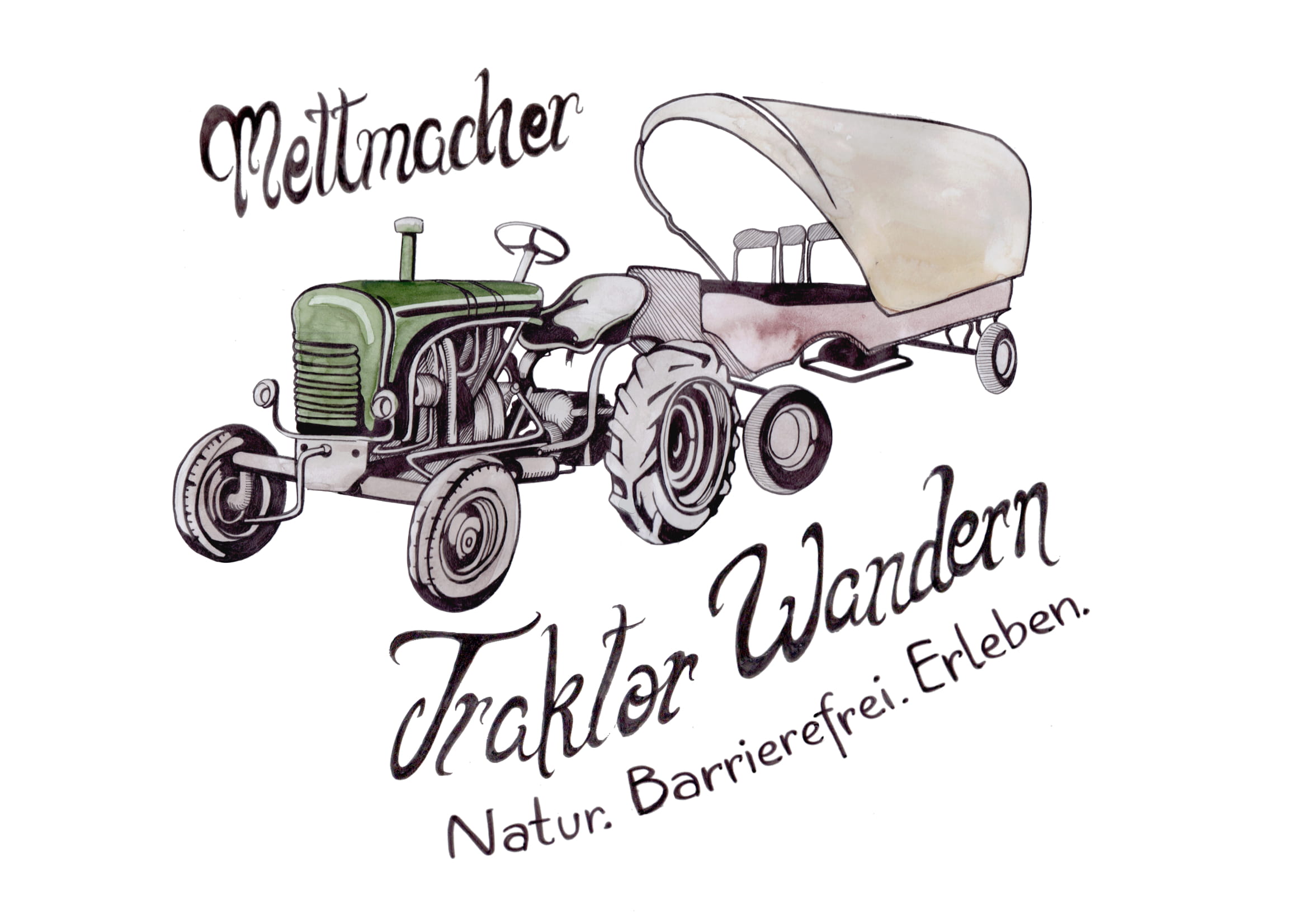Mettmacher Traktor Wandern