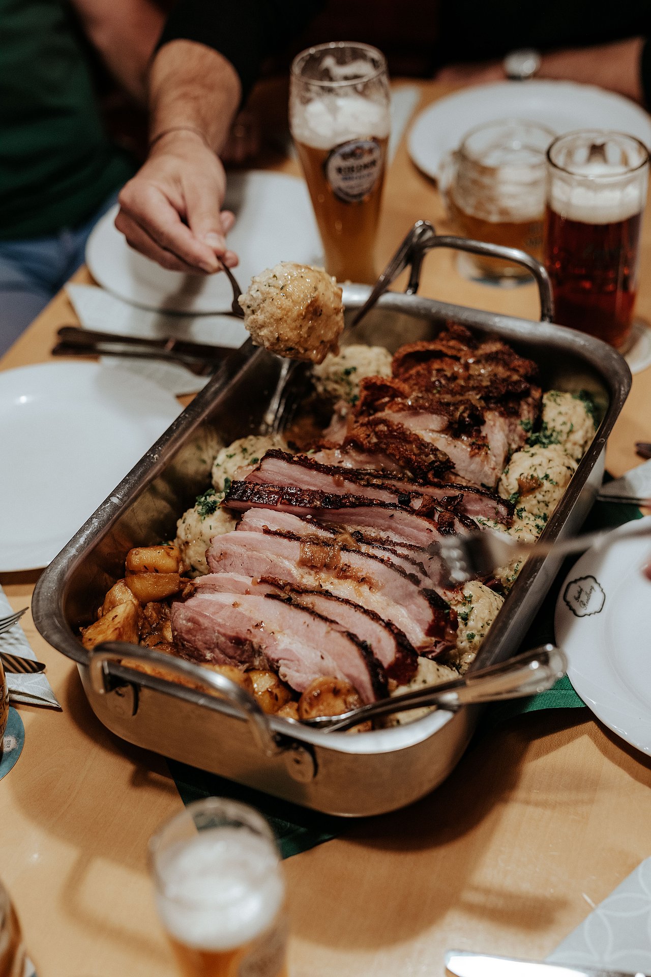 Rezeptkarte Innviertler Bratl in der Rein
